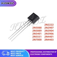 100pcs TO-92 2N4403 2N3904 2N5551 2N7000 2N4401 2N5088 2N3906 2N2907 2N2222 2N5089 2N5401 NEW SWR7