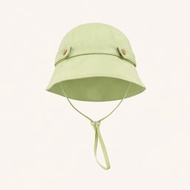BuBaby (6M-5Y) Bamco boys' round brimmed hat - ABC1926BT - matcha green - 3-5Y - BF45.D D