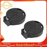 [Hot-Sale] 2 Pcs CR2450 Coin Cell Button Battery Socket Holder Case 2 Pins Black
