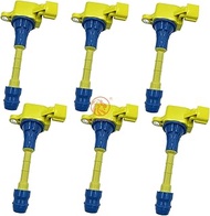 HLZ PRODUCT Set of 6 HIGH PERFORMANCE Ignition Coils Pack Of 6 Compatible with OE UF401 C1439 5C1430