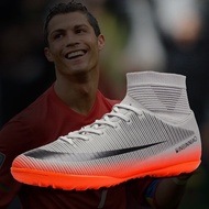 Gi y B NG A Football C TH P High Neck Men's Football Boots 35-45 TF Best Five-Made Football Boots 6U