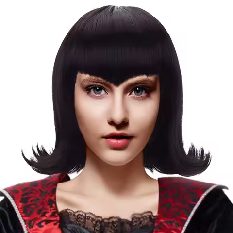 PARTY ZONE Afro wig Vampire Mavis Cosplay Wig-Women Anime Role Play Hair Wigs for Party Costume Hall