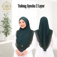 Tudung Ayesha 2 Layer | Premium