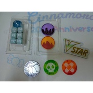 Pokemon TCG VStar Marker / Flip Coin / Pokemon Token / Dice