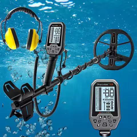 New Professional Metal Detector Waterproof IP68 Long Range 5m Underwater Gold Metal Detector S31 Gol