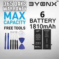 BYONX Max Capacity Battery for 6/6 Plus/6S/6s Plus/7/7P/8/8Plus/X/XS Max/XR/11/12 Pro/13/14