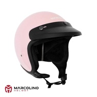 Helm Bogo Retro Marcolino Pink SNI PetBy JMC Helmet