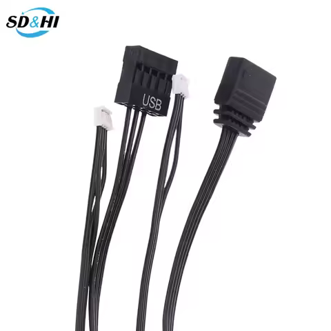 2pcs/set New 50cm AMD Ryzen Wraith Prism Wraith Max Fan RGB Light Motherboard Control Sync Cable Acc