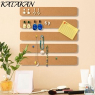 KATAKAN Self Adhesive Cork Board, Self Adhesive Cork Material Pushpin Cork Board, Multifunctional Re