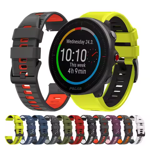20mm 22mm Silicone Band For POLAR Vantage M2/M/V2 SHIFT/V3 Bracelet For POLAR IGNITE3 2/Grit X Pro/U