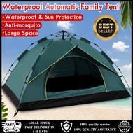 High quality Outdoor camp tent waterproof good for 4 person Automatic Pop up dome camping tent