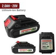 QuickFix BOSSMAN ECO SERIES Lithium-ion Battery 20V 4.0Ah/2.0Ah BBE4-EV/BBE2-EV For BHD-777 BIW-919 