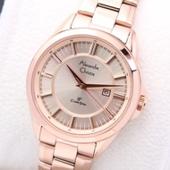 8675 Rosegold Wanita - Jam Alexandre Christie Terbaru 2024 Original