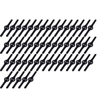 50Pcs Plastic Grass Trimmer Blades Lawn Mower Blade Cordless Trimmer Garden Tool Lawn Mower Trimmer 