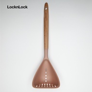Heat-resistant LocknLock silicone fruit and vegetable masher CKT430PIK - Oak handle - T2CMALL