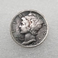 Antique Crafts American 1/10 Silver Plated Old Silver Dollar Silver Round Foreign Silver Dollar Anti