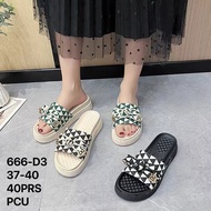 Women's wedge sandals, latest rubber sandals, original imported product Balance 666-D3