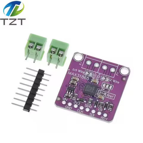 MAX31865 RTD Platinum Resistance Temperature Sensors Module PT100 to PT1000