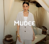 เบลเซอร์ลินินแขนสั้น โอเวอร์ไซซ์ สีกากี Oversized Linen Blazer - KHAKI