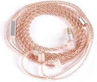 H HIFIHEAR KBEAR 4 Core Copper Upgrade Earphone Cable with Mic,HiFi in-Ear Earbud Headset Replacemen