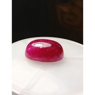 BATU BERYL MERAH DELIMA RED BERYL BIXBITE 11.70 CARAT CABOCHON CUT NATURAL GEMSTONE+ SIJIL+ IKAT CIN