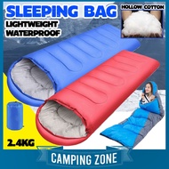 2.4kg Outdoor Camping Sleeping Bag Tebal Hiking Travel Lightweight Sleeping Bag Khemah Camping Water