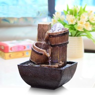 Feng Shui Ornaments Flowing Water Ornaments Feng Shui Wheel Ornaments Flowing Water Small Fountain Ornaments Gifts Living Room Humidifier Office Creative Desktop Crafts Fortune-gathering Feng Shui Ornaments Flowing Water Ornaments Good Luck Money-making