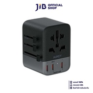 ADAPTER CHARGER (ที่ชาร์จ) AUKEY PA-TA07A TRAVEL MATE 35W GAN UNIVERSAL ADAPTER WITH USB PORTS