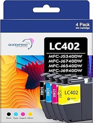LC402XL Ink Cartridge Compatible for Brother LC402 LC402XL High Yield LC402 XL Ink Cartridges for Br