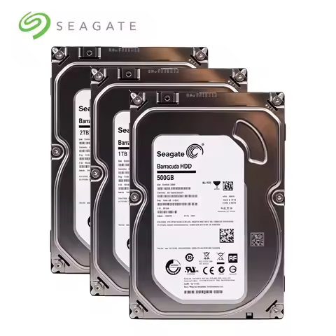 Seagate Internal Mechanical Hard Disk 3.5-Inch SATA 6Gb/S 500GB/1TB/2TB HDD 5400-7200RPM 32MB Buffer