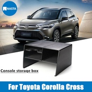 Nasta กล่องที่ใส่อุปกรณ์บนรถยนต์ของ Nasta สำหรับ Toyota Corolla Cross XG10 2021 2024 2022 2023คอนโซลกลางกล่องเก็บสินค้าเก็บของกระจุกกระจิก อุปกรณ์เสริมของโตโยต้า