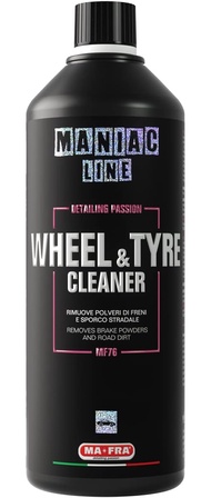 Mafra Tire Repair Tools Maniac Car Detailing Line Wheel & Tyre Cleaner Tire Cleaner 33.8 oz 2in1 Cle