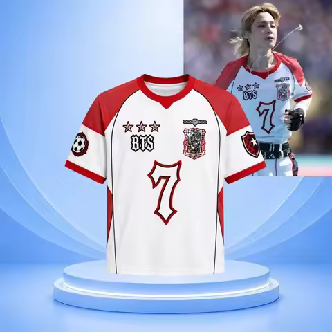 Jimin Final Halftime Show 2026 BTS Arirang Tour Unisex Jersey Special Edition, Kpop Breathable Top, 
