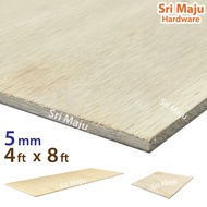 MAJU (4ft x 8ft) 5mm Plywood Timber Panel Wood Board Sheet Ply Wood Papan Kayu Perabot