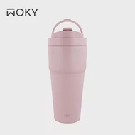 【WOKY 沃廚】–[●●]渾圓杯770ml 黛粉