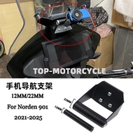 Suitable for Husqvarna norden 901 2021-2025 12mm22mmGPS Mobile Phone Navigation Bracket