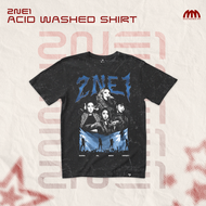 2NE1 T-shirt Mugmania - Acid Washed Oversized Shirt - Welcome Back 2024 Merch