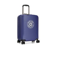 Kipling激光藍品牌經典圓標摩登20吋硬殼行李箱藍色-CURIOSITY S $5200含運