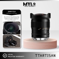TTArtisan 11mm F2.8 Full Frame 180 degree Ultra-Wide Fisheye Manual Lens for Sony A7III | A7IV | A5R
