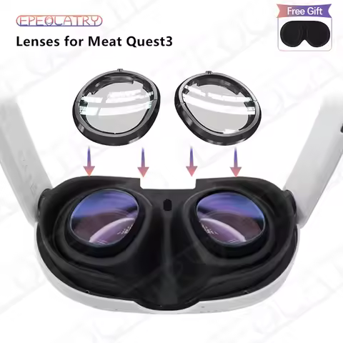 New for Meta Quest 3 Lens Myopia Anti-Blue Anti-Glare Glasses Magnetic Eyeglass Frame VR Prescriptio