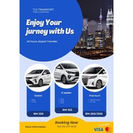 TLD Airport Transfer (KLIA 1/ KLIA 2) Private chauffeur