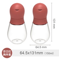 Bình Xay Tiêu Bằng Thủy Tinh Nhà Bếp Thủ Công AMU PIGGY G77-4 Bình Đựng Gia Vị Màu Trơn Kiểu Scandin