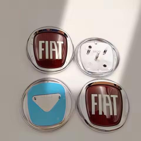 9.5cm 95mm 10cm 100mm Emblem for FIAT Car Hood Accessory for DobloTipo Panda Ducato Fiorino Grande P