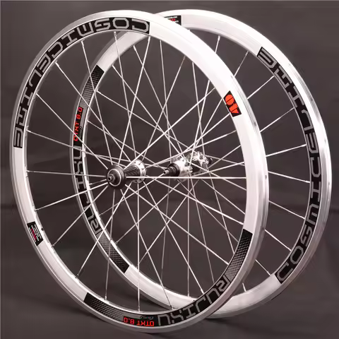 RUJIXU 700C 40/50mm fixed gear wheelset track bicycle carbon HUB wheelset alloy rim Anti-cursor