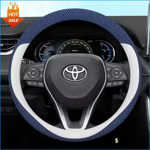 Car Steering Wheel Cover for Toyota RAV4 MK1 MK2 MK3 MK4 MK5 I II III IV V 2019 2020 2021 2022 2023 
