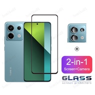 Redmi Note 13 Pro 5G Tempered Glass for Redmi Note 13 Pro Plus 5G 4G 12s 11s 10s 12 11 10 Pro+ Pro Plus 5G 4G 13C 2 in 1 Screen Protectorfor Full Cover Tempered Glass Film