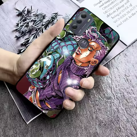 Jotaro jojo's bizarre adventure Case For Moto G85 G55 G05 G14 G75 G31 G50 G10 G20 G30 G60 G13 G32 G8
