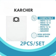 2pcs karcher WD 4 WD 5 WD 6 - WD4 WD5 WD6 Dust Filter Bag