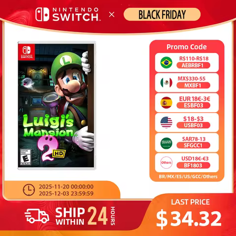 Luigi's Mansion 2 HD - Nintendo Switch Game Deals 100% Official Original Physical Game Card for Swit