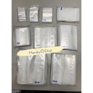 Zipper Bag 100pcs (2x3/2.5x3.5/3x4/4x6/5x8/6x9)